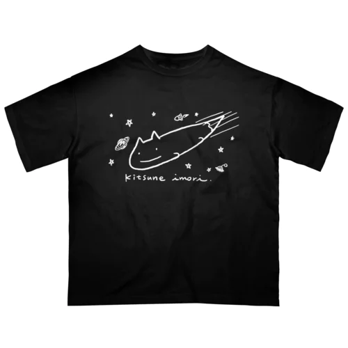 スペース キツネイモリ オーバーサイズTシャツ