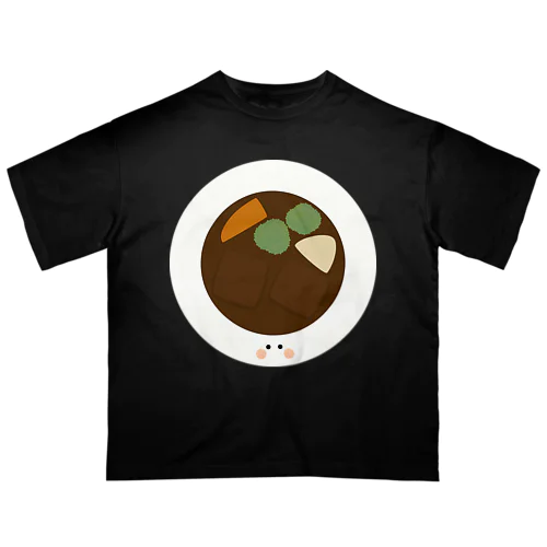 ビーフシチューちゃん Oversized T-Shirt