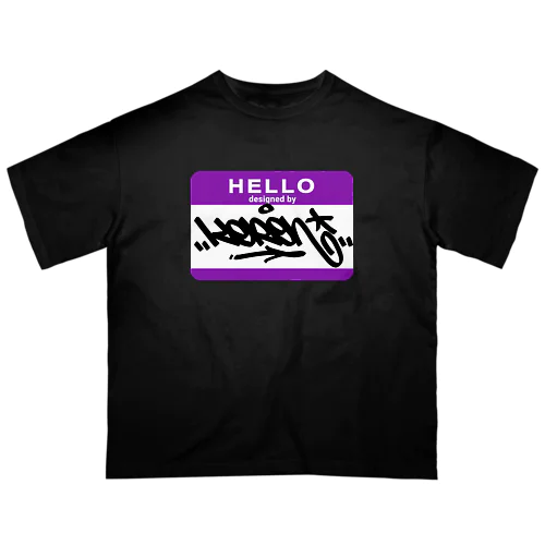 HELLO designed by KERON Oversized T-Shirt