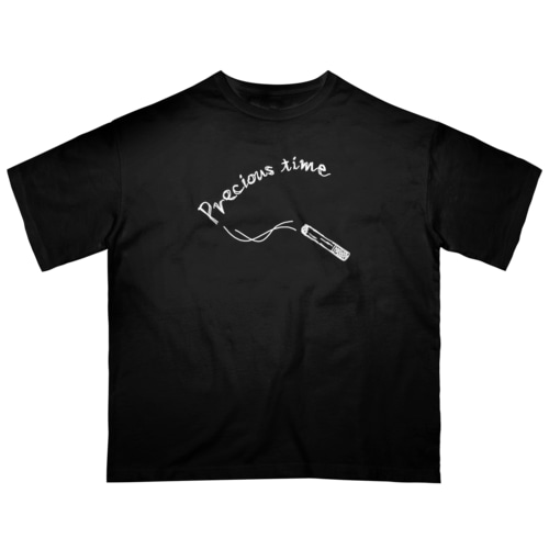 極上のいっぷく 白ver. Oversized T-Shirt
