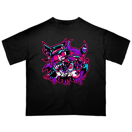 悪魔友達 オーバーサイズTシャツ