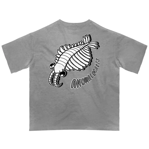 Anomalocaris (アノマロカリス)　バックプリント オーバーサイズTシャツ