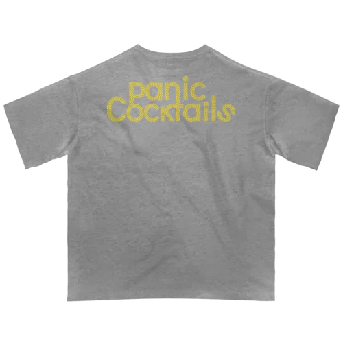 Panic Cocktails BoldLogo YellowDot Oversized T-Shirt