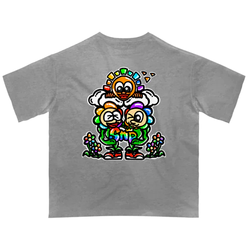 海波Snpバックプリント Oversized T-Shirt