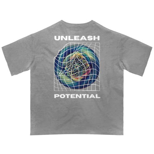 "Unleash Potential" Graphic Tee & Merch オーバーサイズTシャツ