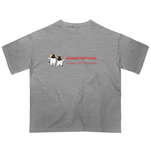 ロックホッパー×ピクセルロゴ Oversized T-Shirt