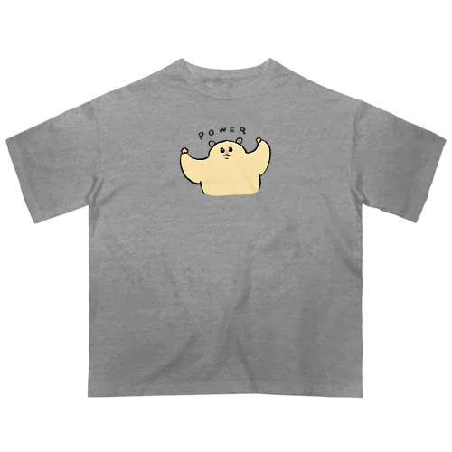 ムキムキのハムちゃん（パワー） オーバーサイズTシャツ