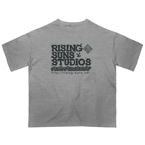 週刊少年ライジングサンズスタジオ ロゴ オーバーサイズTシャツ