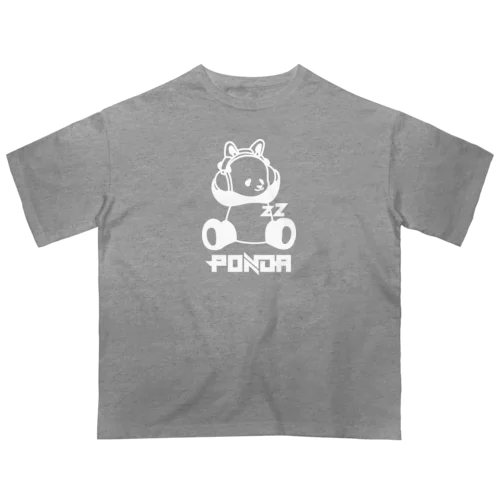 ポンダ 白線 Oversized T-Shirt