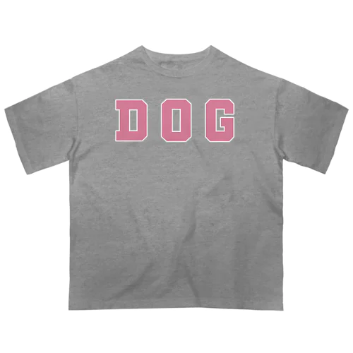 犬派　カレッジロゴ オーバーサイズTシャツ