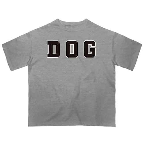 犬派　カレッジロゴ オーバーサイズTシャツ