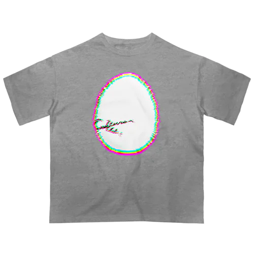 [ Culture Club ] psychedEgg OS T-sh オーバーサイズTシャツ