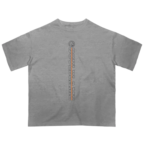 VERTICAL LINE TEE IN MGRAY オーバーサイズTシャツ