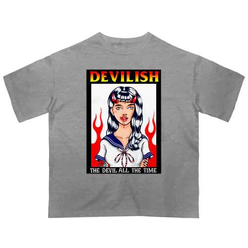 『DEVILISH』 Oversized T-Shirt