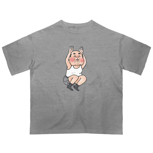 うさぎ跳び Oversized T-Shirt