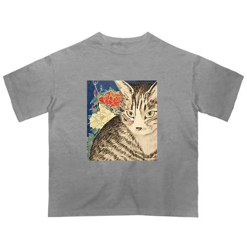 和猫 オーバーサイズTシャツ