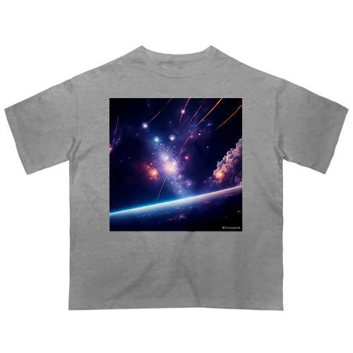 Stellar Burst ー Dive into the Cosmos like Never Before! オーバーサイズTシャツ