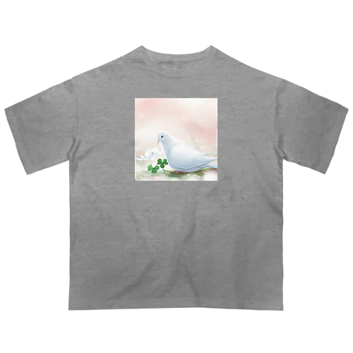 夢幻　鳩　和み Oversized T-Shirt