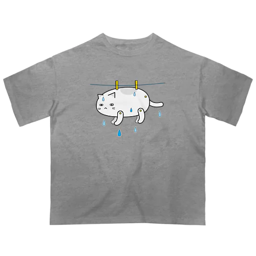 ST厚紙の猫 オーバーサイズTシャツ