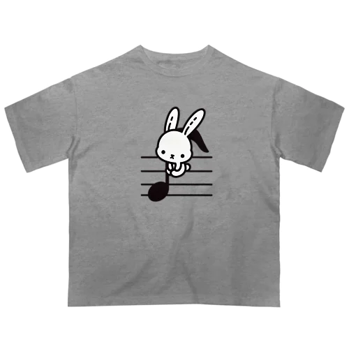 音符♪＆うさちゃん🐰 Oversized T-Shirt