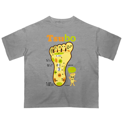 足ツボくん Oversized T-Shirt