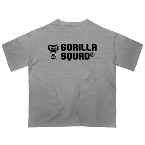 GORILLA SQUAD ロゴ黒 オーバーサイズTシャツ