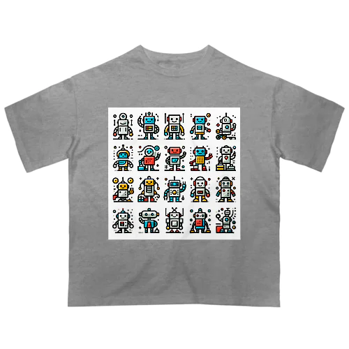 ロボットいっぱい！ オーバーサイズTシャツ