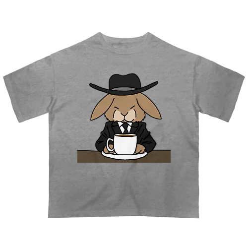 うさぎコーヒー Oversized T-Shirt