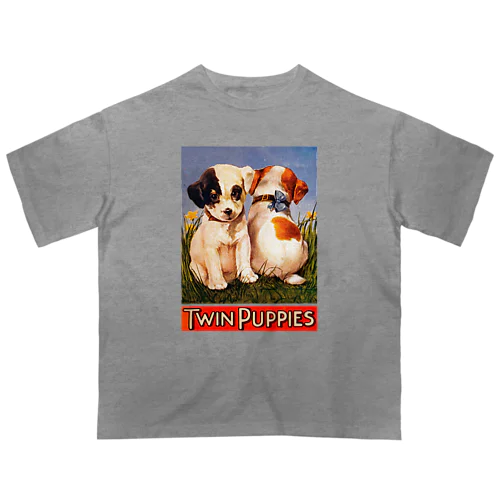 TWIN PUPPIES Oversized T-Shirt