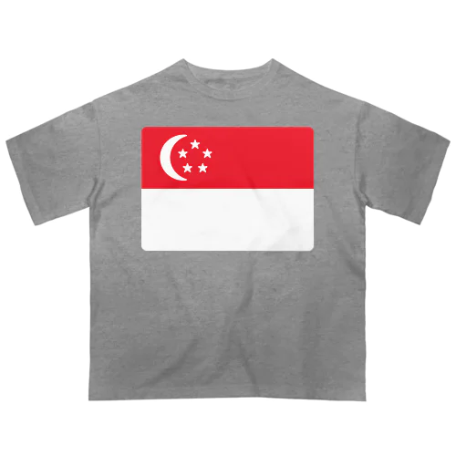 シンガポールの国旗 Oversized T-Shirt