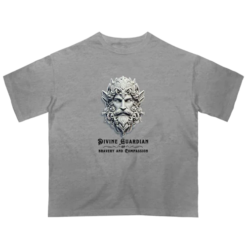 勇気と慈愛の守護神!(淡色用) Oversized T-Shirt