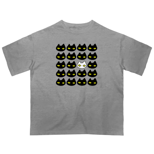 黒猫ボディーガード 001 オーバーサイズTシャツ
