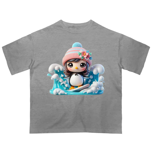 サーファーペンギンちゃん オーバーサイズTシャツ