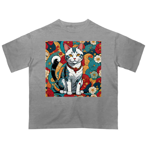 日本猫 オーバーサイズTシャツ