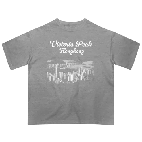 【前面：白】Victoria Peak  Oversized T-Shirt