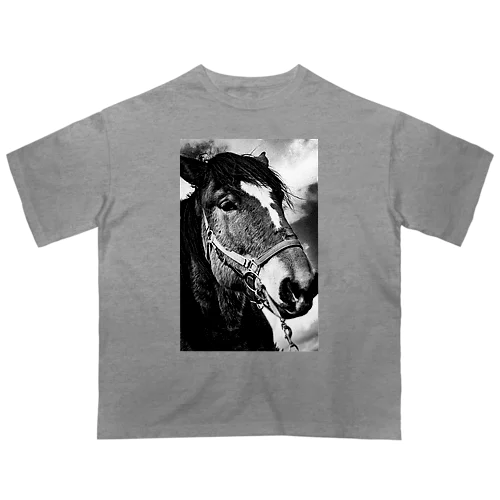 馬-HORSE- オーバーサイズTシャツ