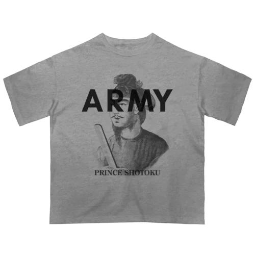 U.S.ARMYな聖徳太子さん Oversized T-Shirt