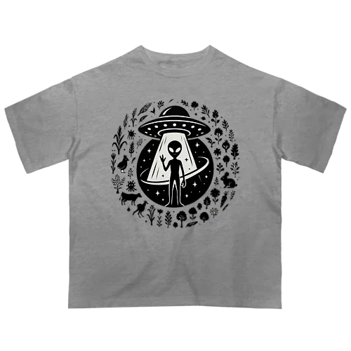 I love Alien Oversized T-Shirt