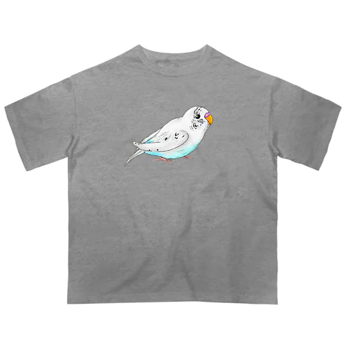 セキセイインコのピーコちゃん オーバーサイズTシャツ