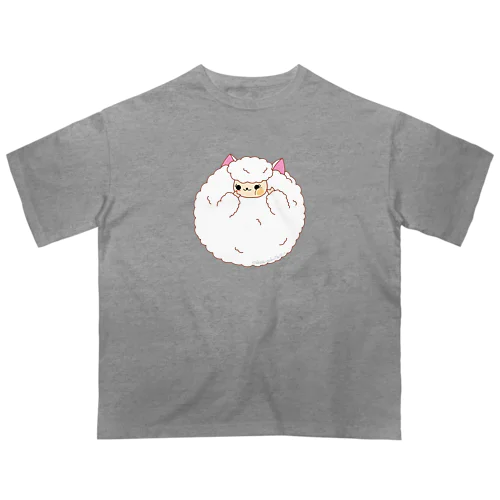 べたっと　アルパカちゃん オーバーサイズTシャツ