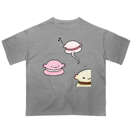 増殖！ウーパーマカロン Oversized T-Shirt