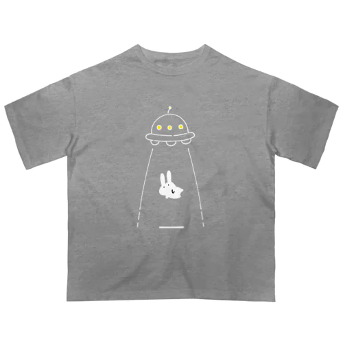 UFOにつれてかれるうさぎ オーバーサイズTシャツ