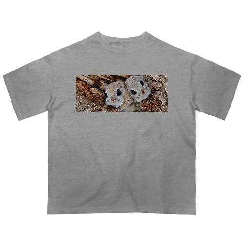 【エゾモモンガ】動物でココロもカラダも元気に オーバーサイズTシャツ