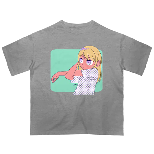 ストレッチ オーバーサイズTシャツ