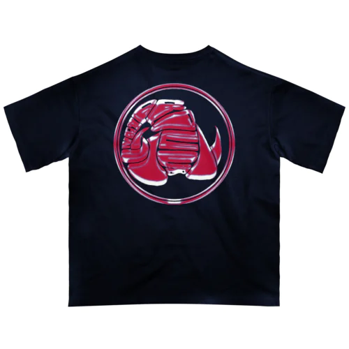 scorpion★両面 pink Oversized T-Shirt