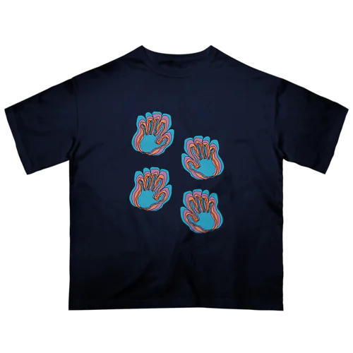 hand もがく手#2 オーバーサイズTシャツ