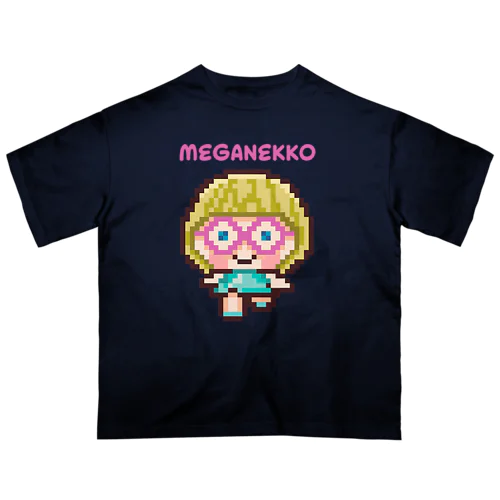 めがねっ子（ロゴあり） オーバーサイズTシャツ