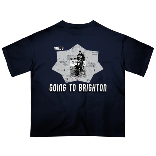 Mods Going to Brighton Oversized T-Shirt