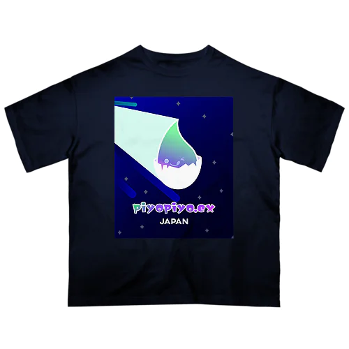 piyopiyo.ex宇宙より飛来 オーバーサイズTシャツ