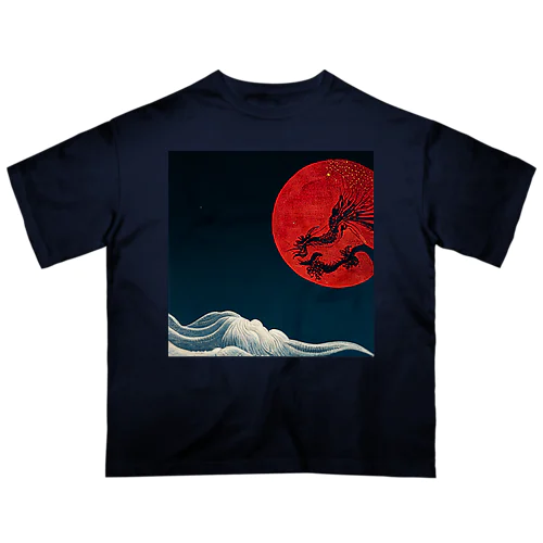 Blood Moon Dragon オーバーサイズTシャツ